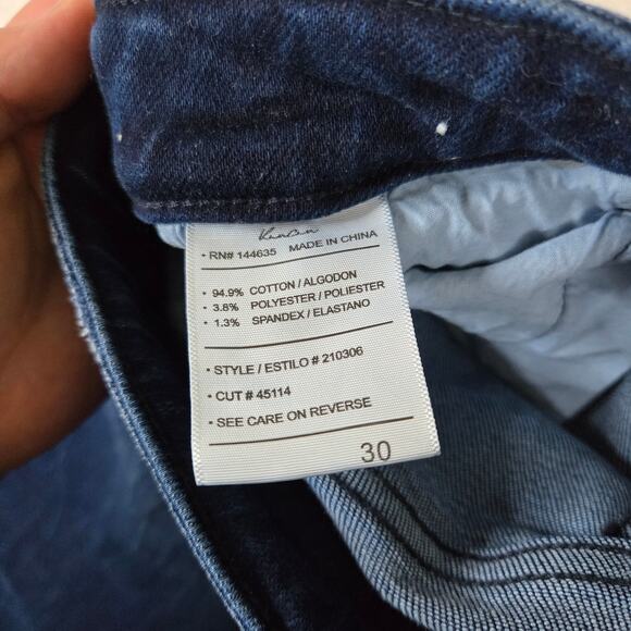 Kancan Maurices Flare Jeans Bootcut Dark Wash Denim Womens 30 0731 - Picture 9 of 11